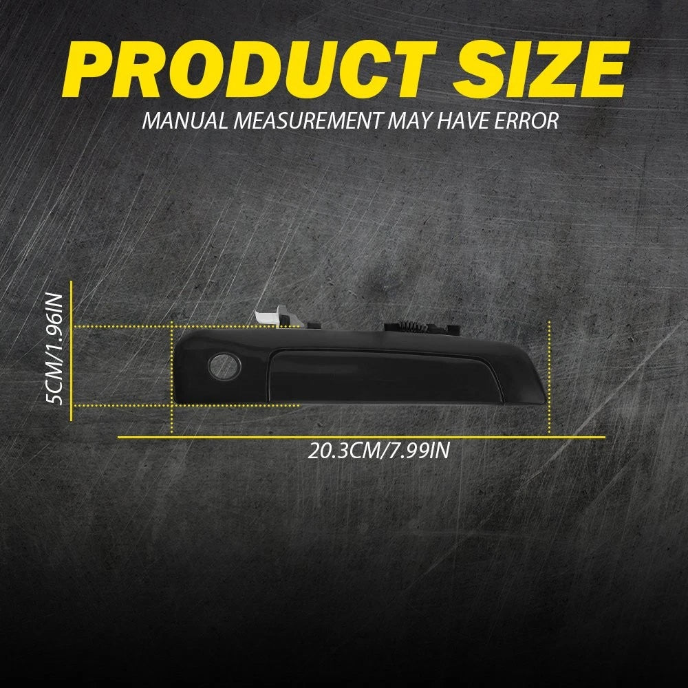 2X Outside Front Door Handle for Mitsubishi Eclipse Galant Mirage (1995–2005)