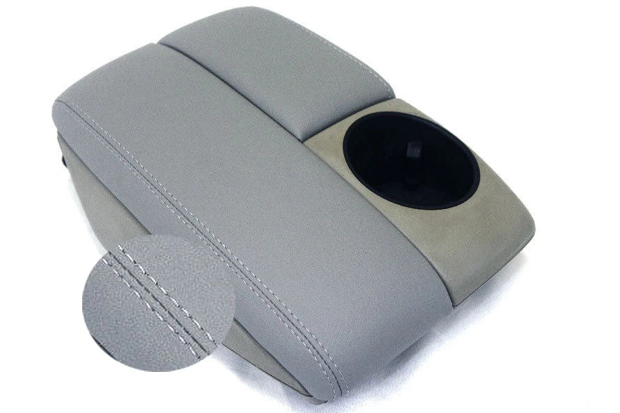 Leather Synthetic Center Console Armrest Cover for Audi Q7 (2007–2015)