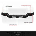 Front Bumper Face Bar for GMC Sierra 1500 (2003–2007) Black Paint to Match