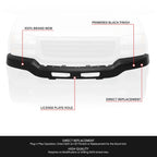 Front Bumper Face Bar for GMC Sierra 1500 (2003–2007) Black Paint to Match