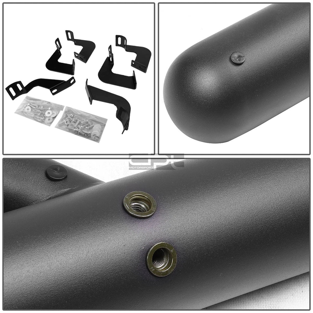 3" Matte Black Side Step Bars for Toyota Tundra CrewMax (2007–2020)
