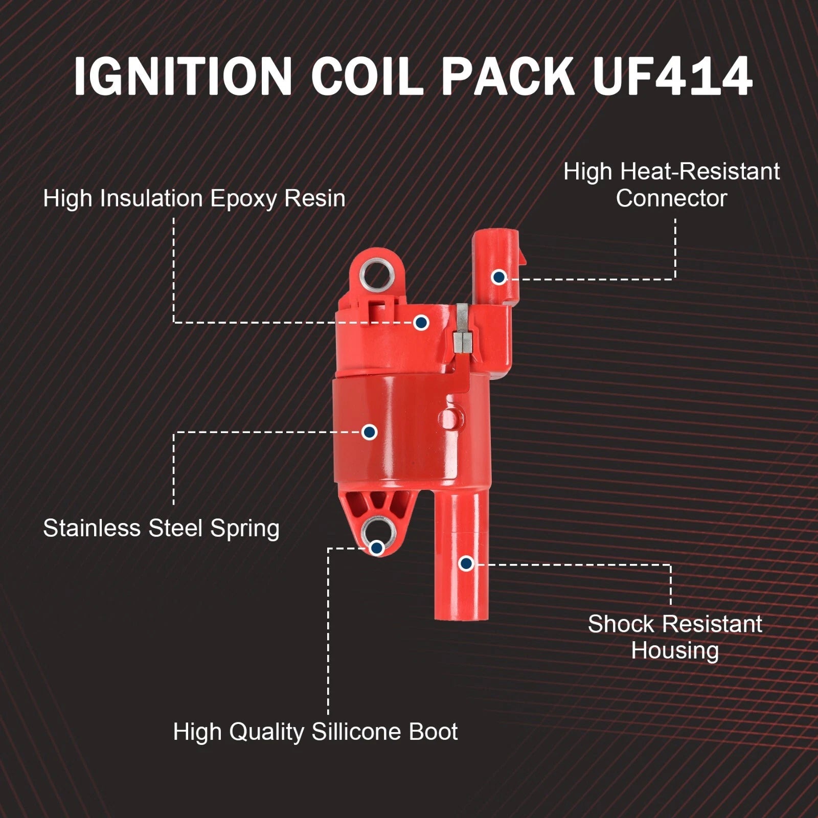 Set of 8 Ignition Coils for Buick Cadillac Chevy GMC