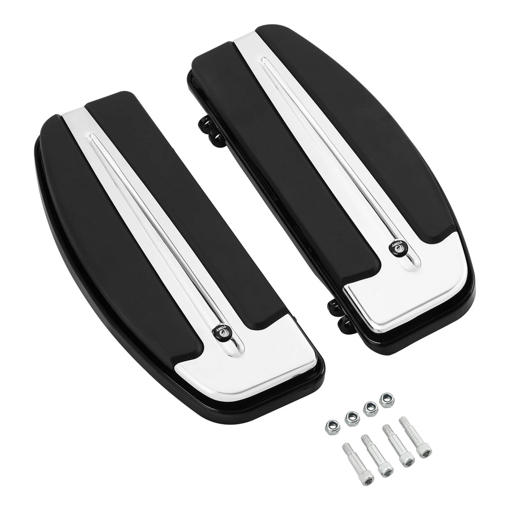 Rider Floorboards Kit Footpegs Shifter Pegs for Harley Softail (1986–2017)
