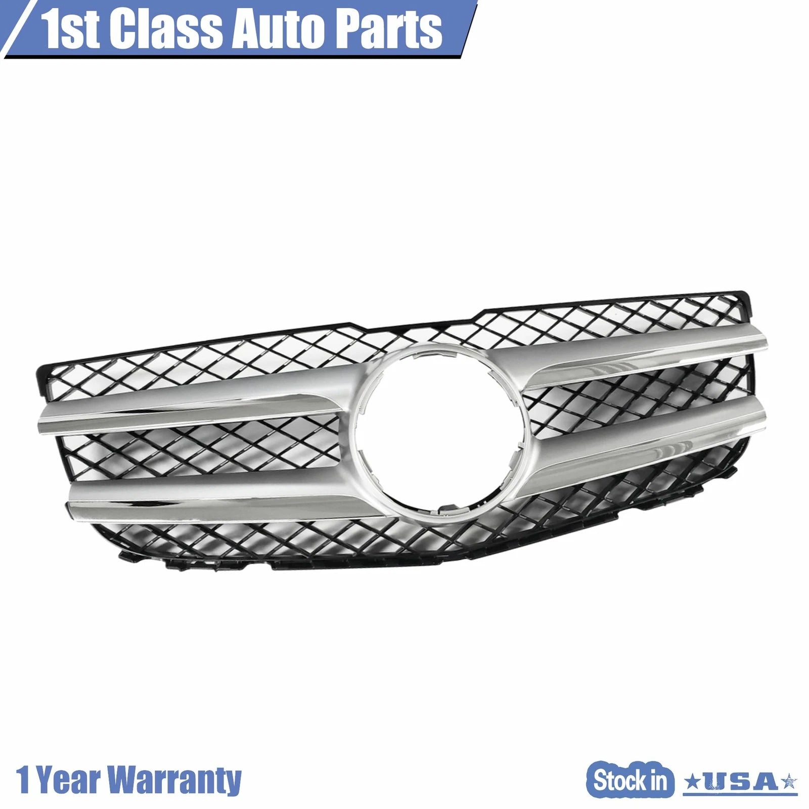 Front Upper Bumper Grille for Mercedes-Benz GLK250/350 (2013–2015)
