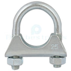 1" U-Bolt Uclamp Muffler Saddle Exhaust Pipe Clamp for Universal