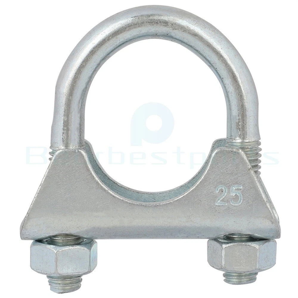 1" U-Bolt Uclamp Muffler Saddle Exhaust Pipe Clamp for Universal