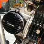 Silver Cam Gear Cover Cooling Plate for Honda Monkey Z Grom MSX CT 125