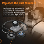 Drive Belt Tensioner + Idler Pulley Serpentine Belt Kit for Mercedes-Benz
