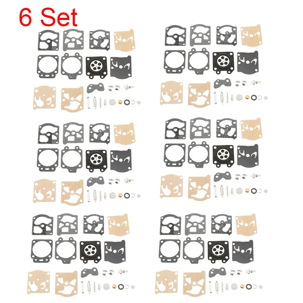 Set of 6 Carburetor Repair Kits for Echo CS3000, Stihl 021 023 025 026