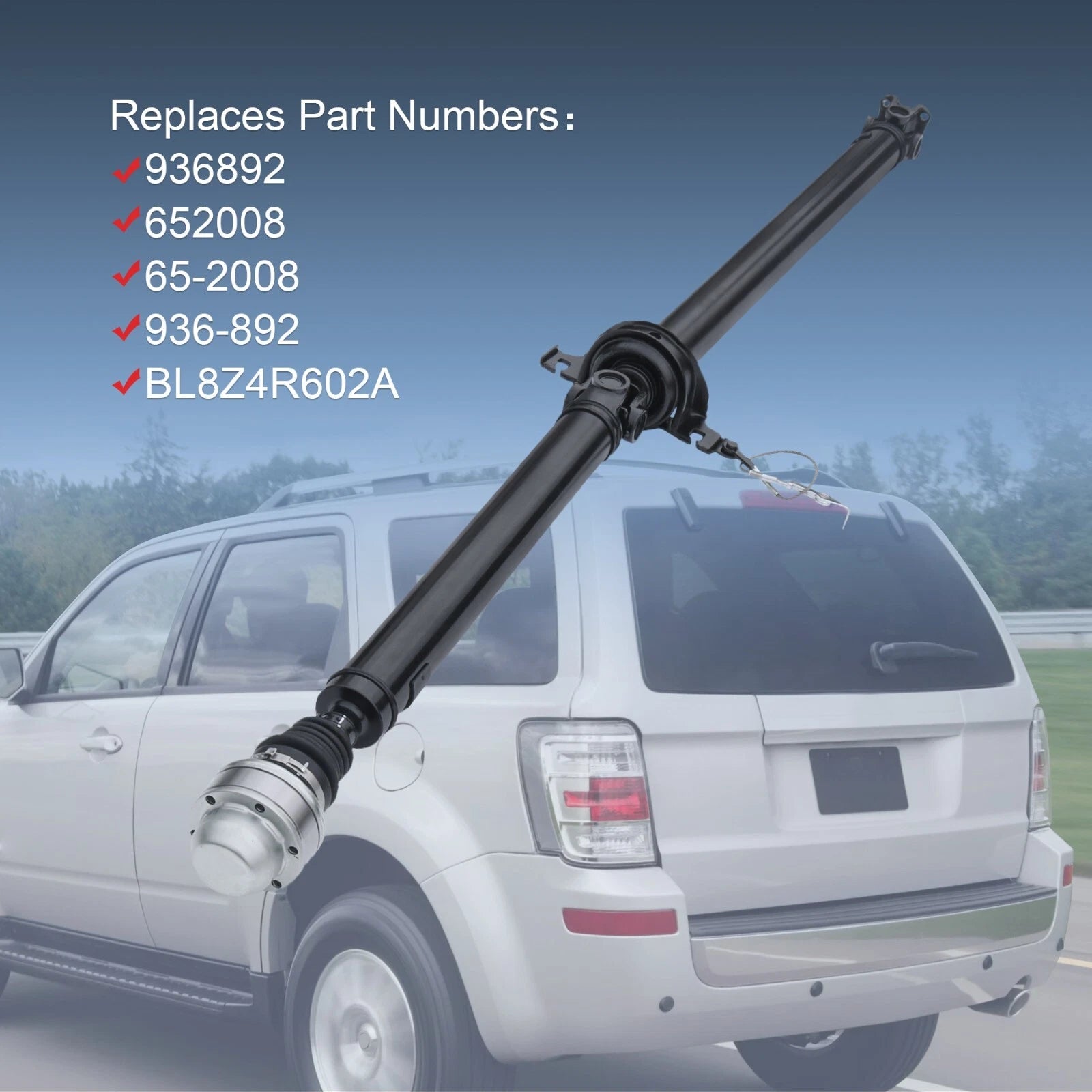 Prop Shaft Assembly for Ford Escape Mercury Mariner (2008-2012) 4WD