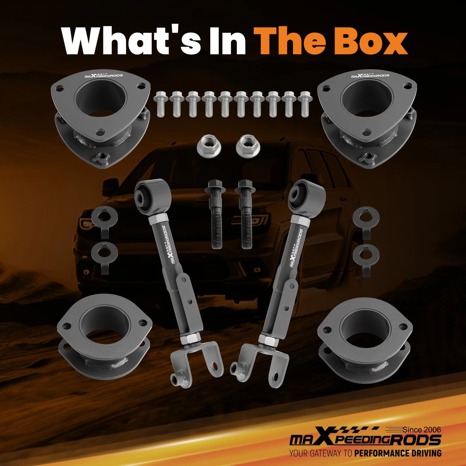 Lift Kit with Camber Arm for Honda CR-V (2002-2006)