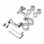 Set of 4 Highway Footpeg Pegs for Harley Road Glide - Chrome