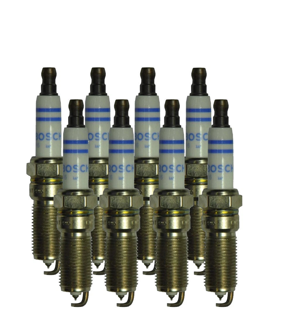 Set of 8 Spark Plugs Bosch FR8DPP33 for Kia Mercedes Chrysler