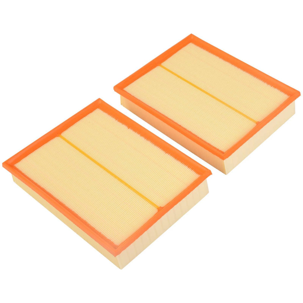 2Pcs Engine Air Filter for Land Rover LR3 (2005–2009) Range Rover Sport (2006–2009)