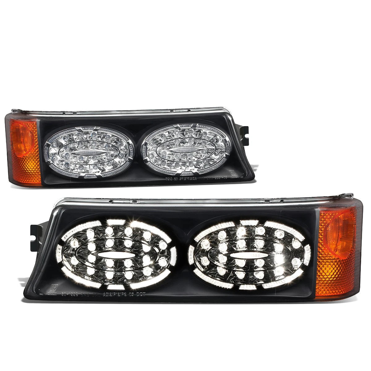 LED Bumper Turn Signal Light for Chevy Silverado 1500 2500HD 3500HD (2003–2006)