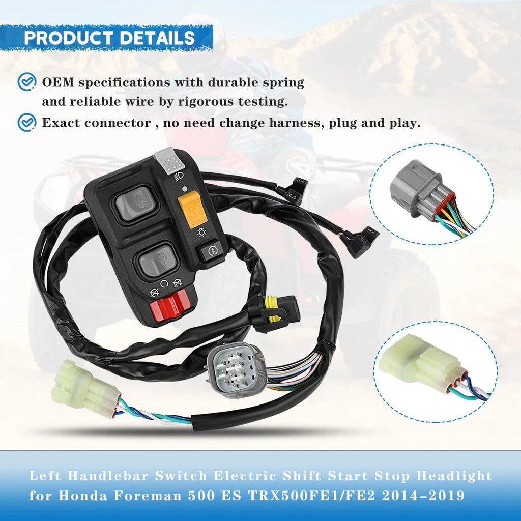 Electric Shift Switch Start Stop Headlight for Honda (35140-HR4-A41)