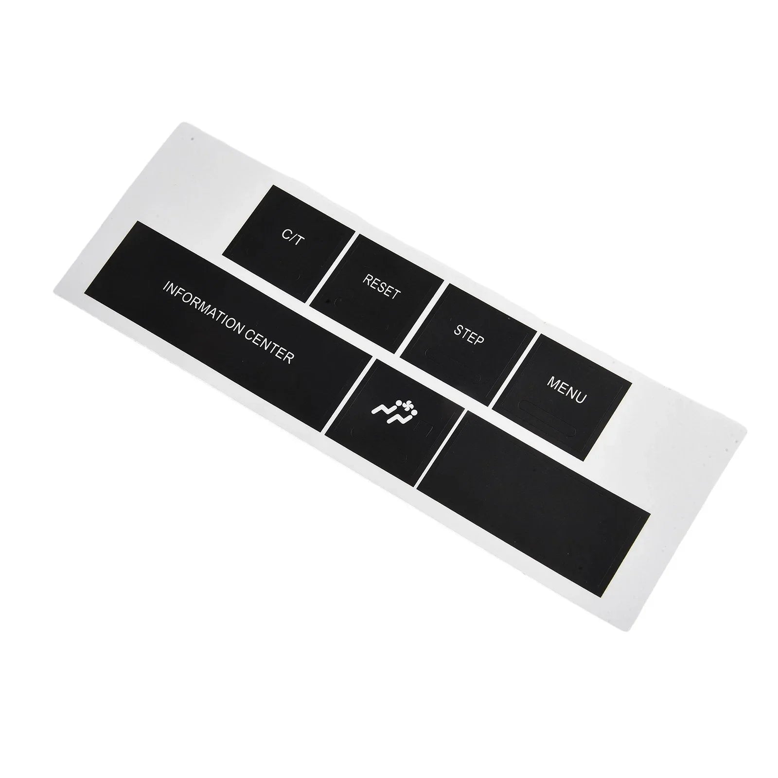DASH Control Button Sticker in Black Vinyl for CHRYSLER and JEEP