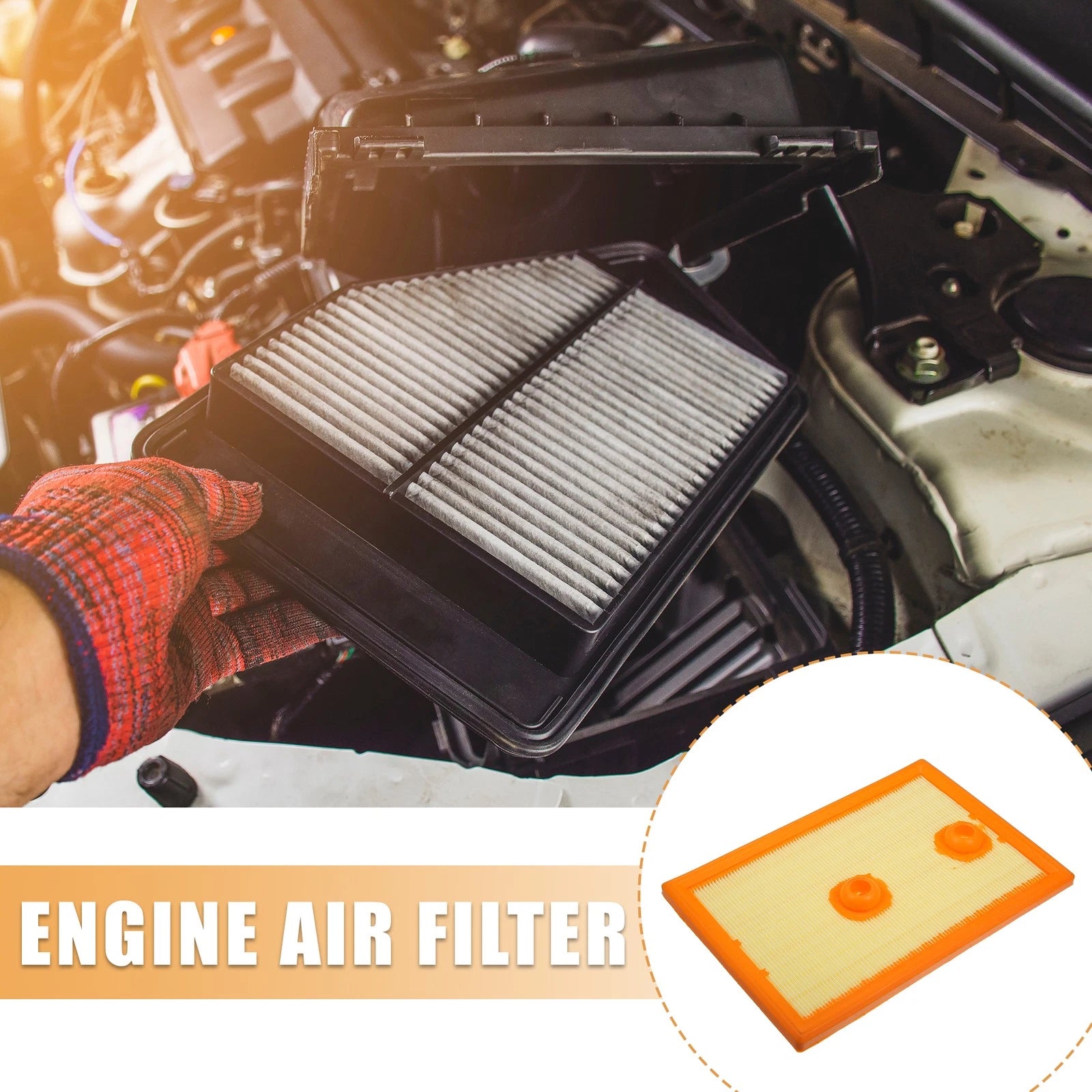Engine Air Filter 04E129620D for Audi A3 Sportback (2016–2018)