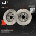 Front Disc Brake Rotors for Toyota Echo and MR2 Spyder (2000-2005)