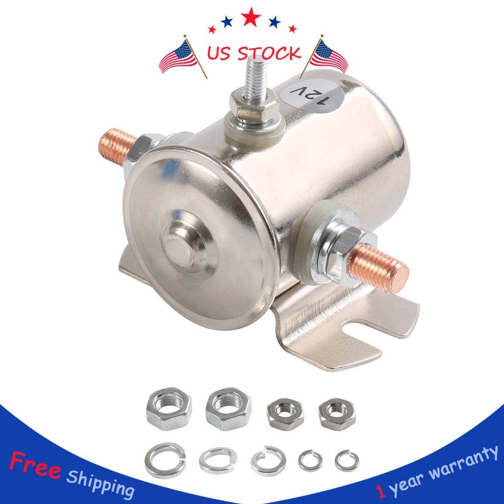 Heavy Duty 200A Solenoid Relay for Winch Marine (12V)