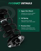 Front Complete Struts Shocks w/ Springs for Chevrolet Captiva (2012–2015)
