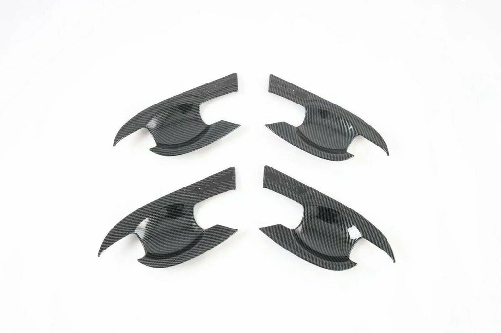 Carbon Door Handle Bowl Cover Trim for Nissan Navara NP300 D23 (15-21)