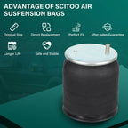 Air Suspension Spring Bag W01-358-9935, 1R12-532 for SAF Holland