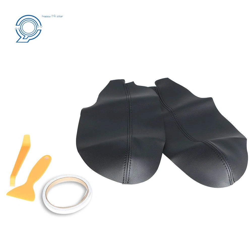 Set of 2 Leather Front Door Panels Armrest Covers for Acura TSX (2009–2014)