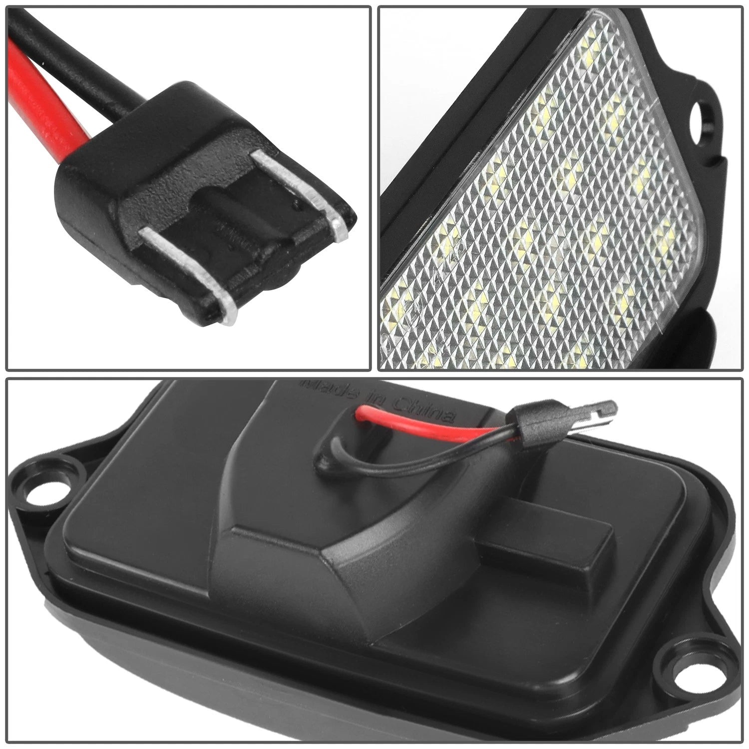 LED License Plate Light for Ford Mustang (2005–2009) - Clear Lens