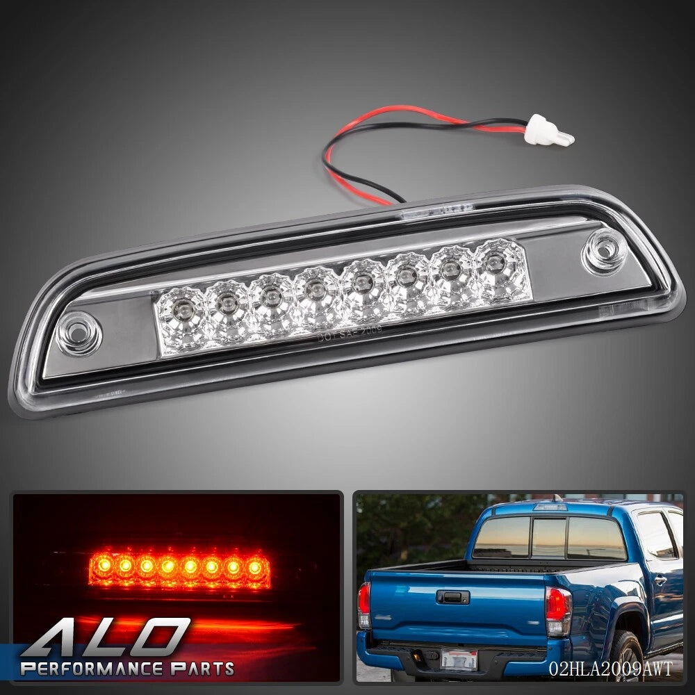 Clear LED 3rd Third Rear Brake Light for Toyota Tacoma (1995–2017)