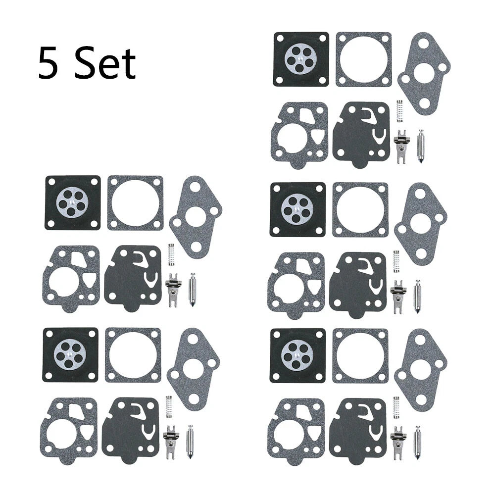 5X Carburetor Diaphragm Kit for Kawasaki TG20 TG24 TG25 TG33 TD24 TD25 TD33
