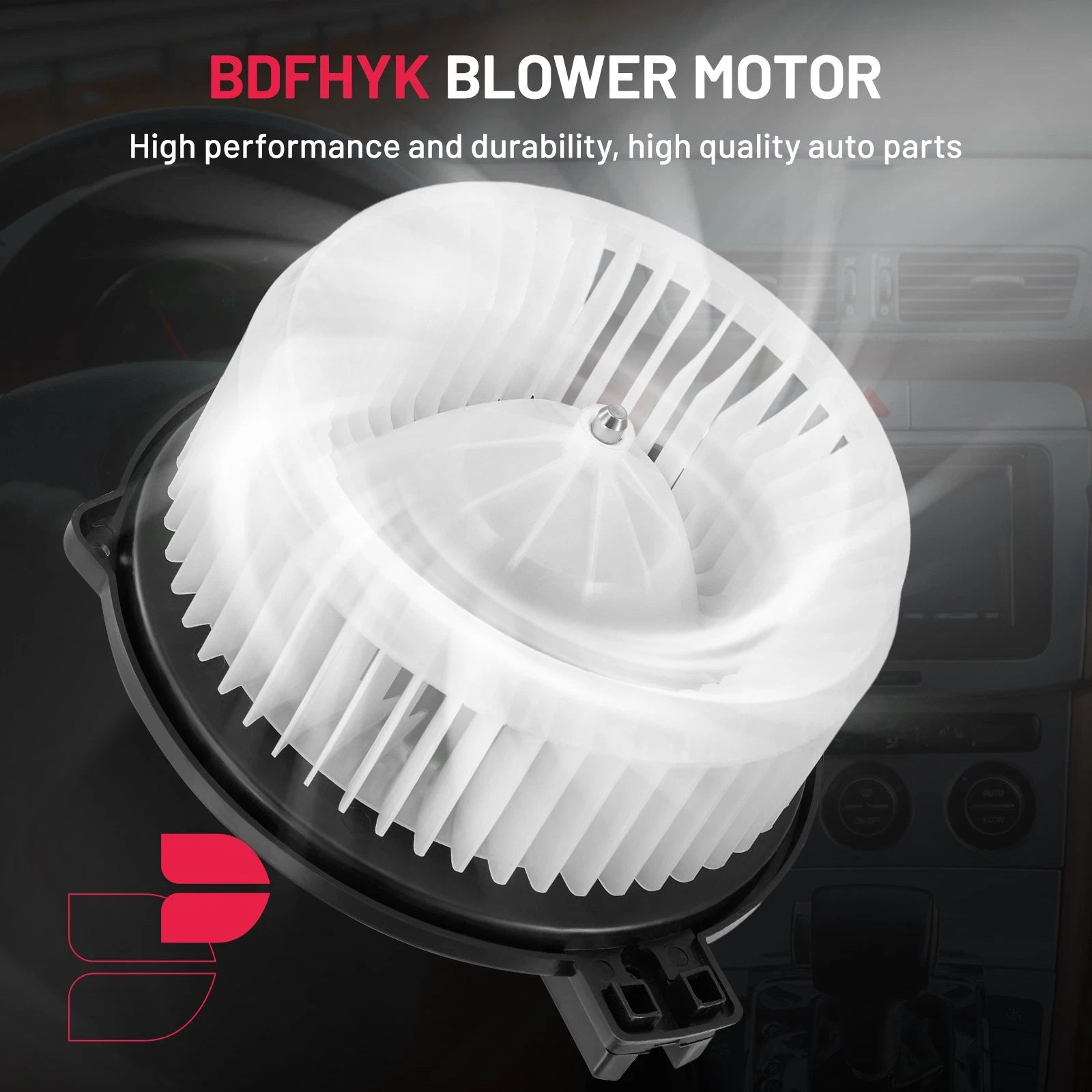 A/C Blower Motor Fan Assembly for Chevrolet Silverado 1500 Hummer H2 (2003–2007)