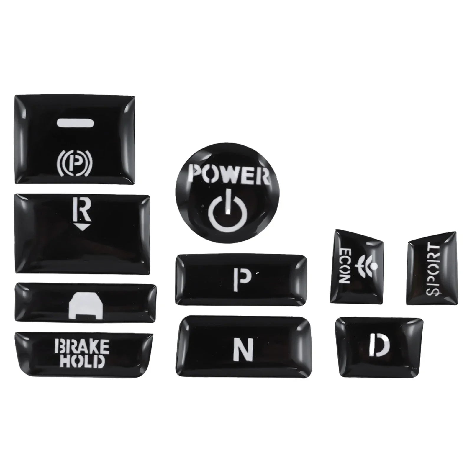 Rubber Handbrake Parking Button Cap Cover Decal for Accord
