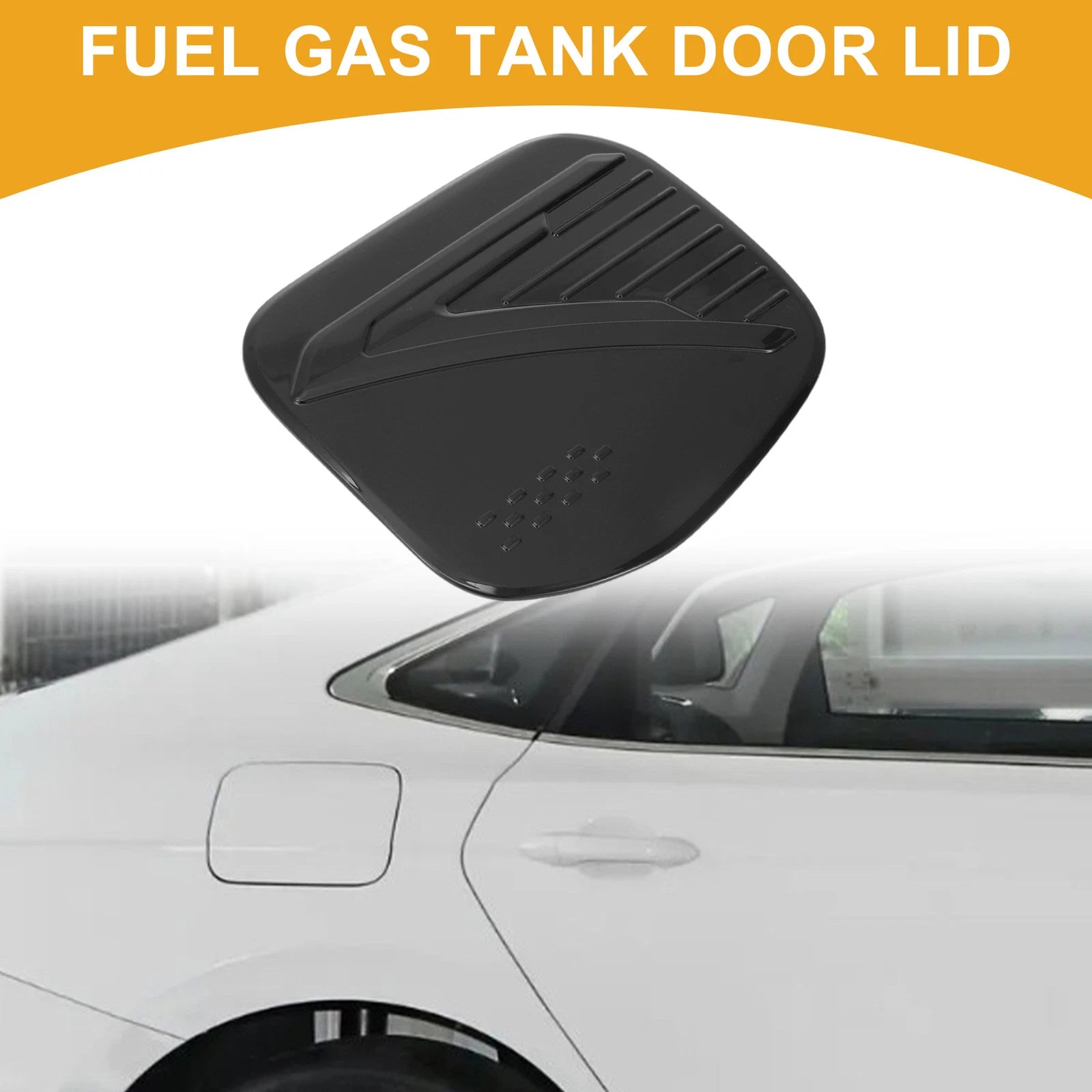 Fuel Tank Door Cap for Toyota Prius (2024–2025) Fuel Filler Flap Cover Black