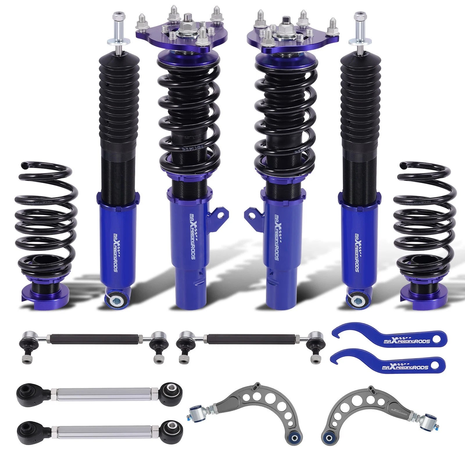 Adjustable Coilovers & Camber Toe Arm Kit for Honda Civic (2016–2021)