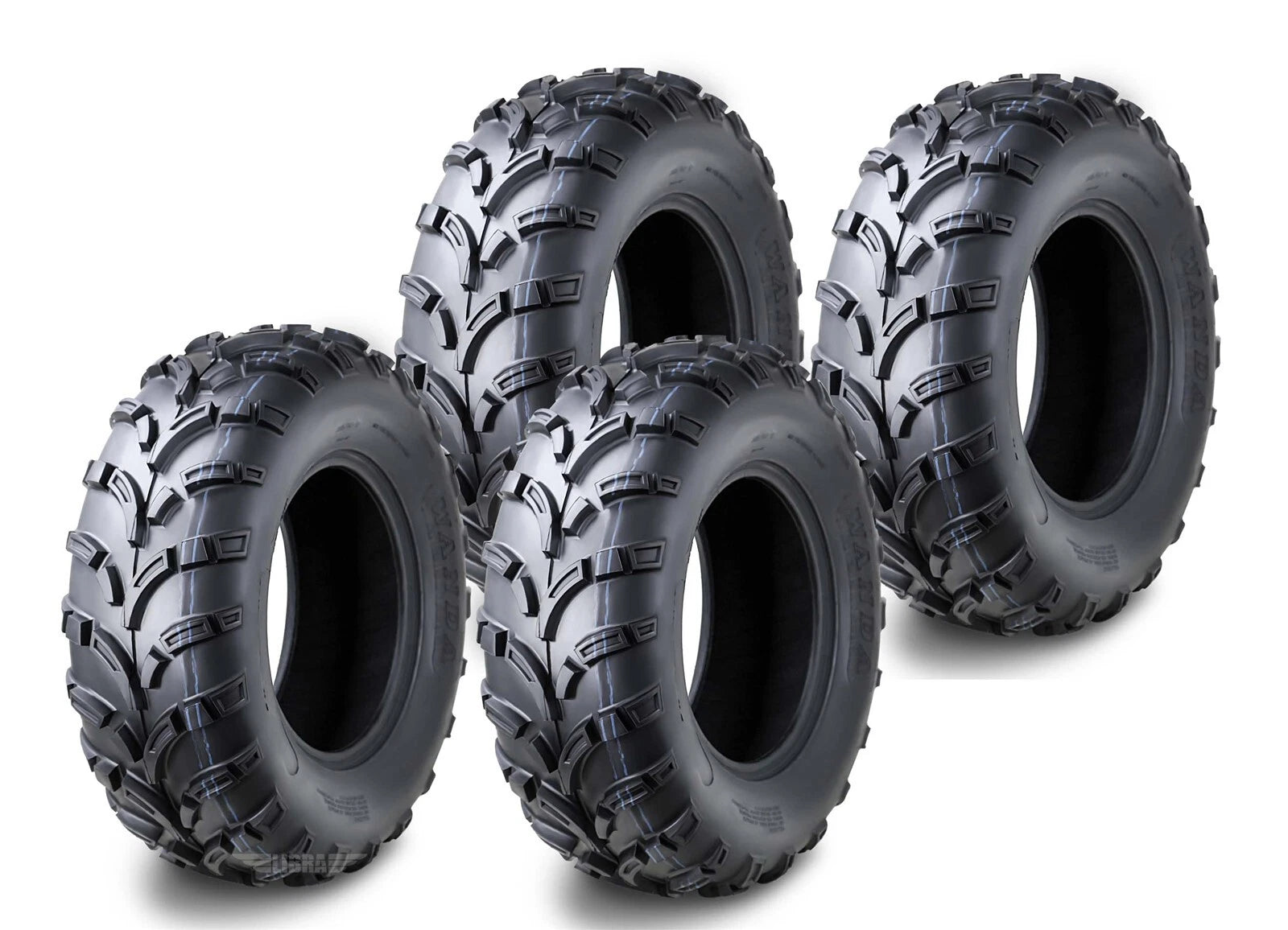 Set of 4 WANDA UTV ATV Tires 24x9-11 225/70-11 6PR Lit Mud P373