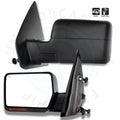 Set of 2 Power Heated Turn Signal Tow Mirrors for Ford F-150 (2004–2016)