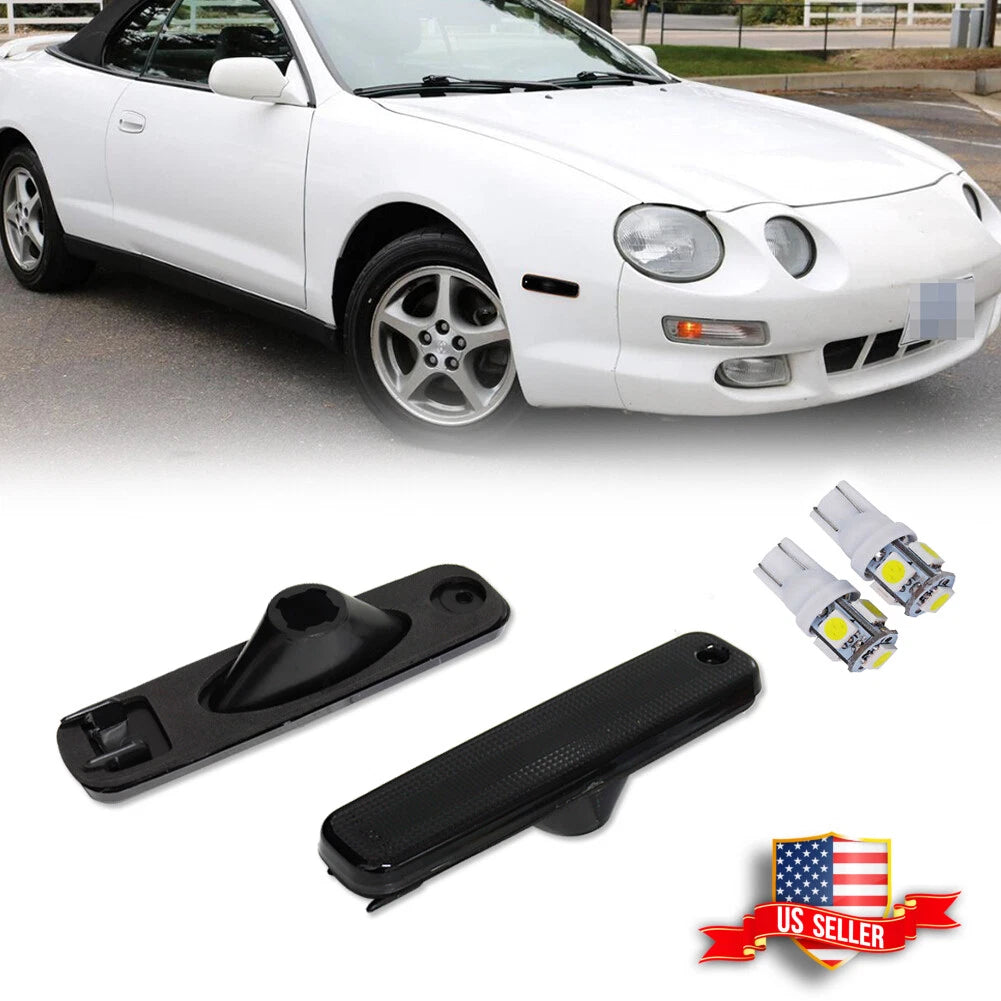Smoked White LED Front Side Marker Lights for Toyota Celica (1994–1999)