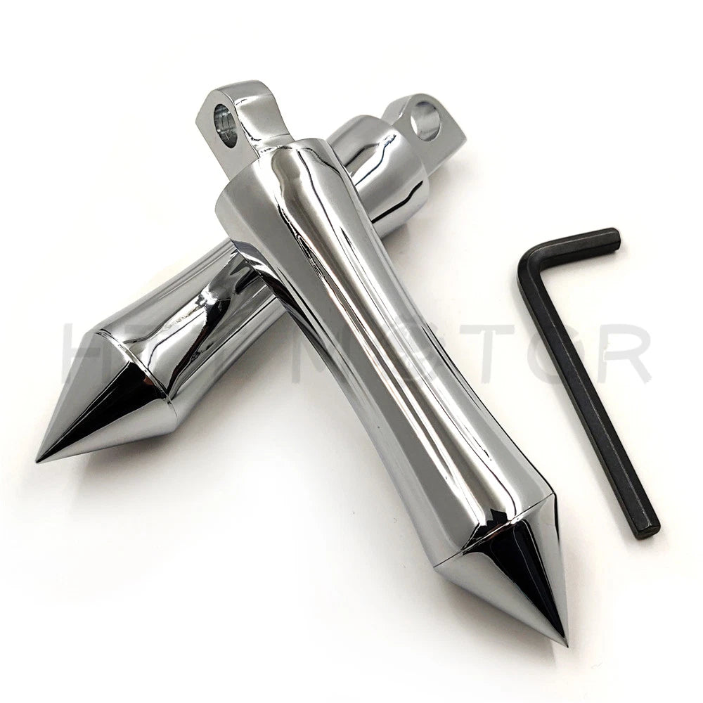 Chrome FootPeg for Harley Road King, Sportster 883, 1200 XL