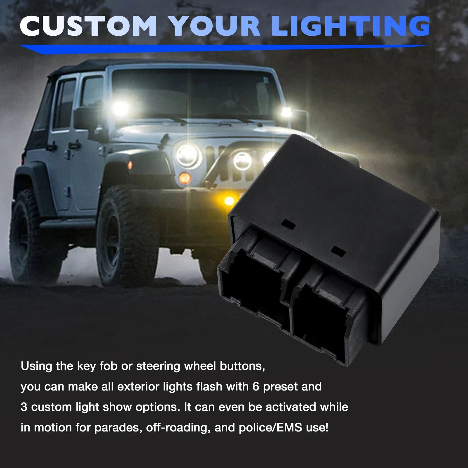 Mini Programmer Kit for Jeep Wrangler JL 4XE Gladiator JT (2018-2023)