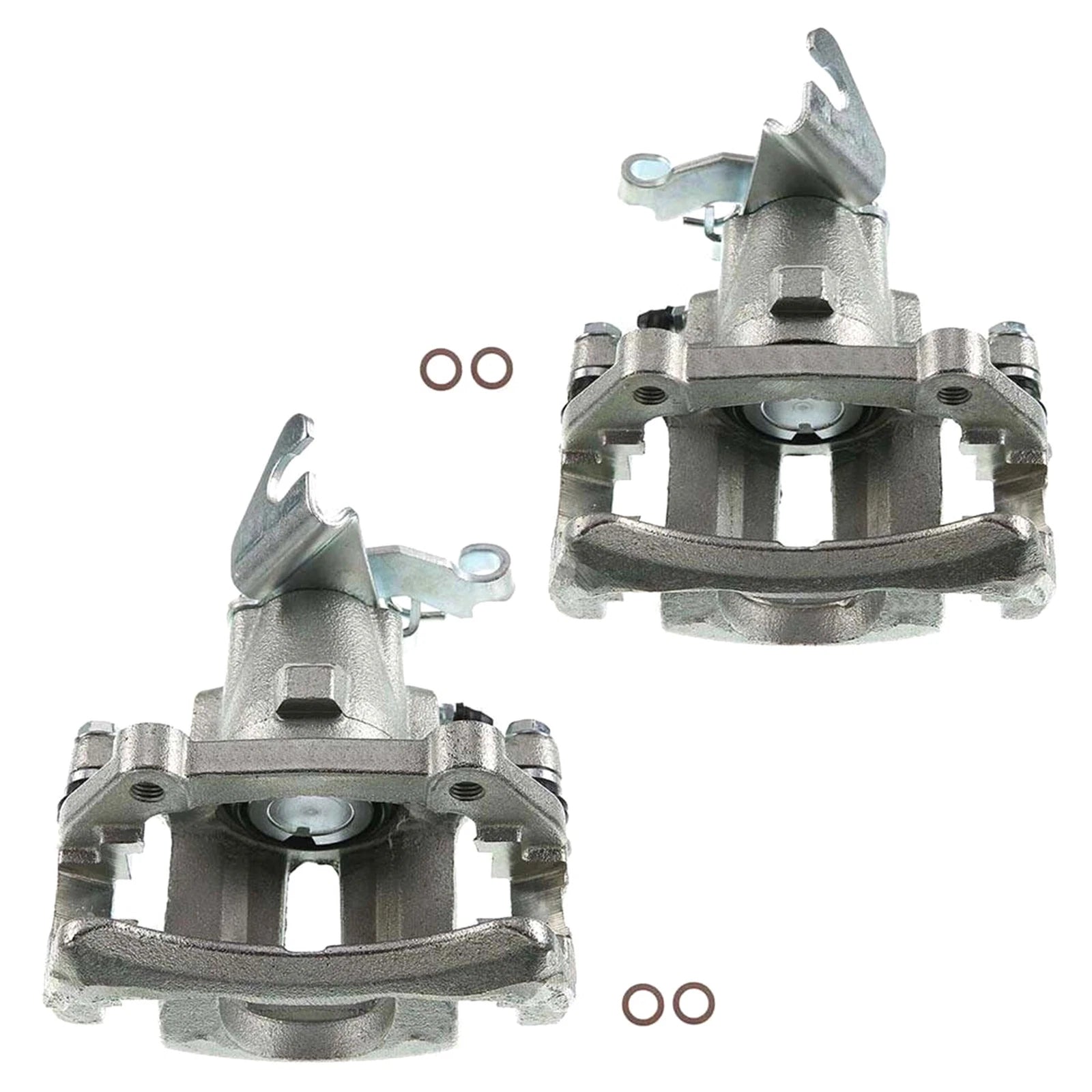 2X Rear Brake Calipers with Bracket for Ford Mustang (2005–2014)