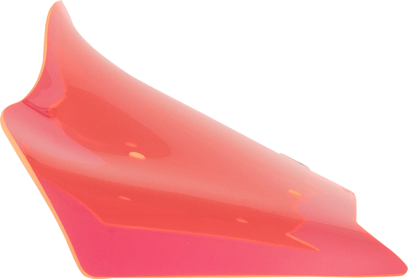 Klock Werks 8" Kolor Flare Windshield for Harley FLHX (2014–2023) - Pink Ice KWW-01-0723