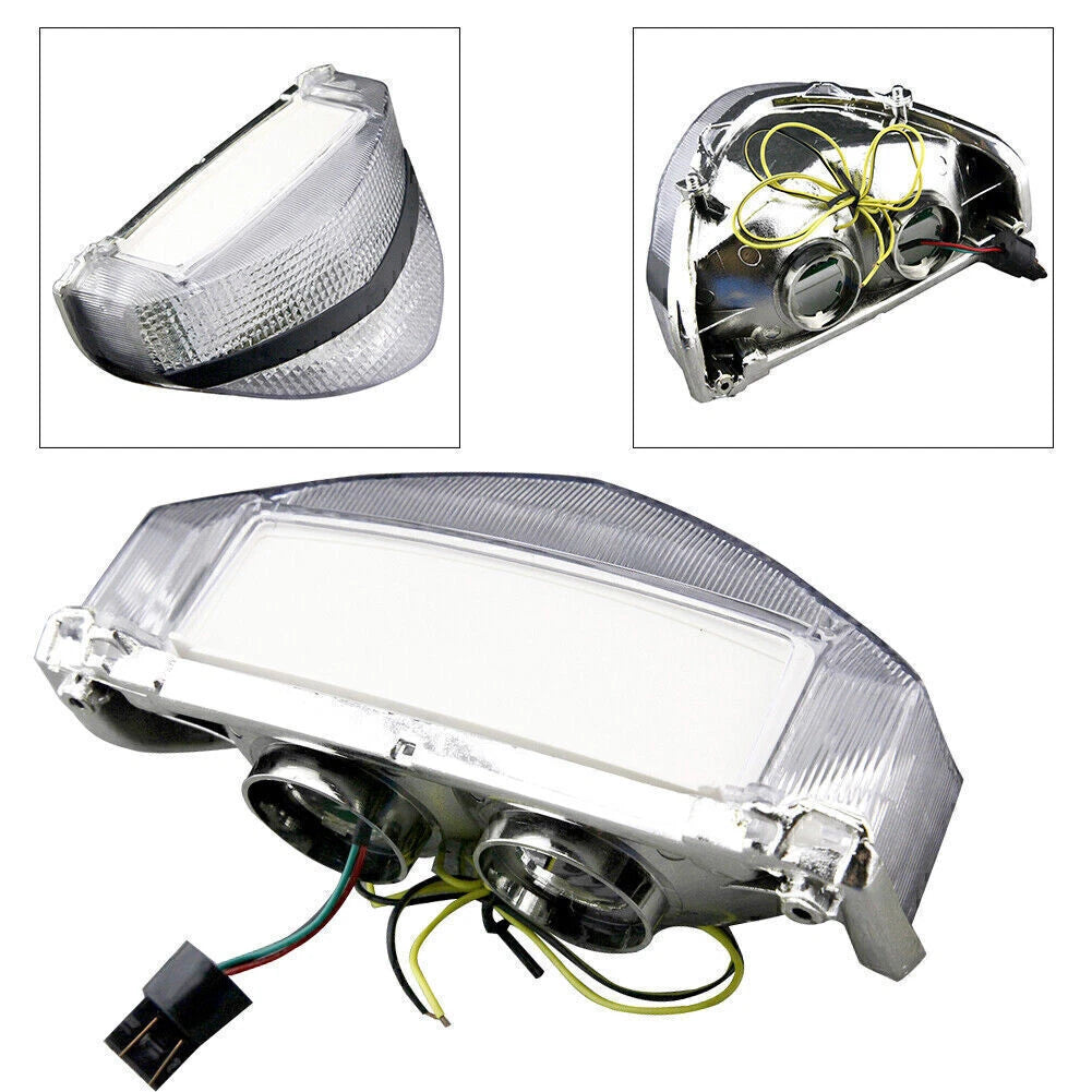 Clear LED Tail Light Taillight + Turn Signals for Honda CBR 929RR (2000–2001)