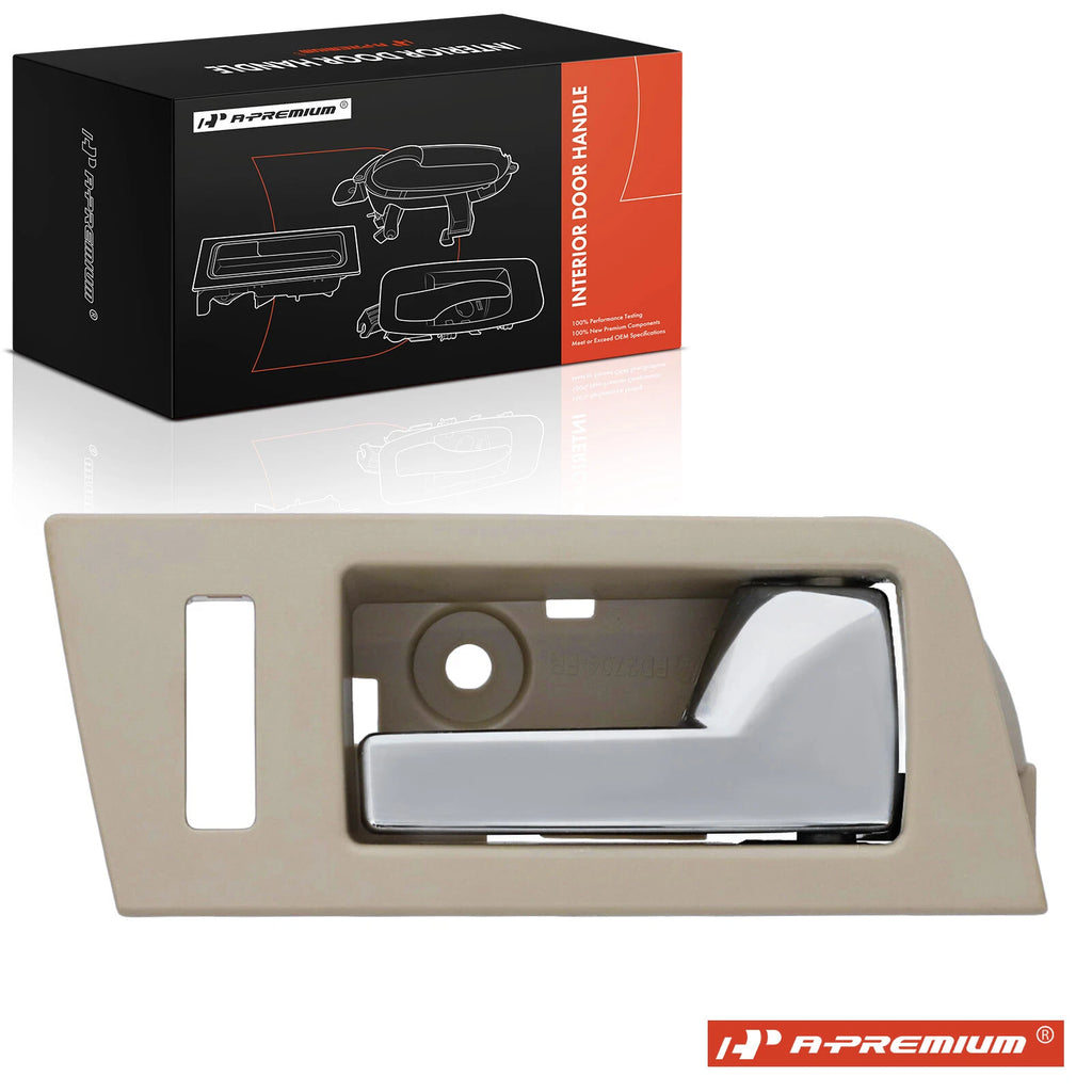 Front Right Interior Door Handle for Ford Escape (2008–2012) Beige Chrome