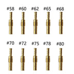 10Pcs Carburetor Slow Jets Pilot Jet Kit N424-21 M60.75mm for PWM (#58-#80)