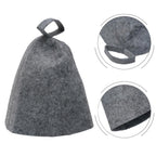 Felt Shower Cap for Sauna Use - Anti Heat Protection Hat