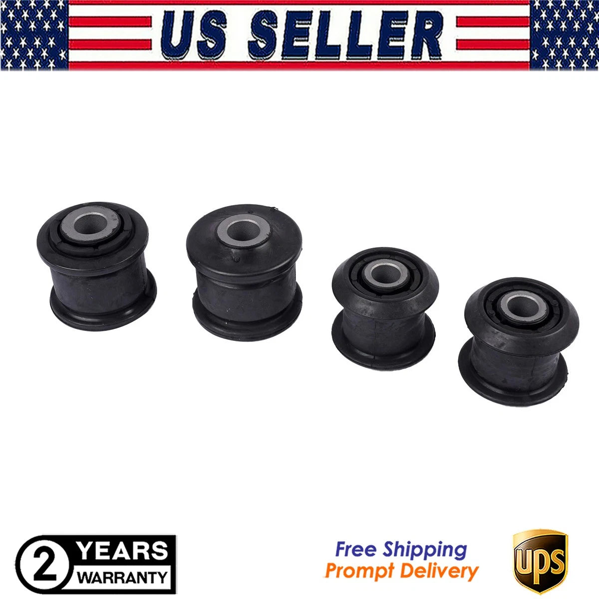 Set of 4 Rear Control Arm Bushings for Maserati Quattroporte (GC GT) 980139890