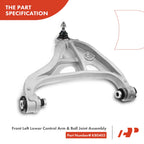 Set of 4 Front Control Arms with Ball Joints for Ford F-150 (2005–2008)