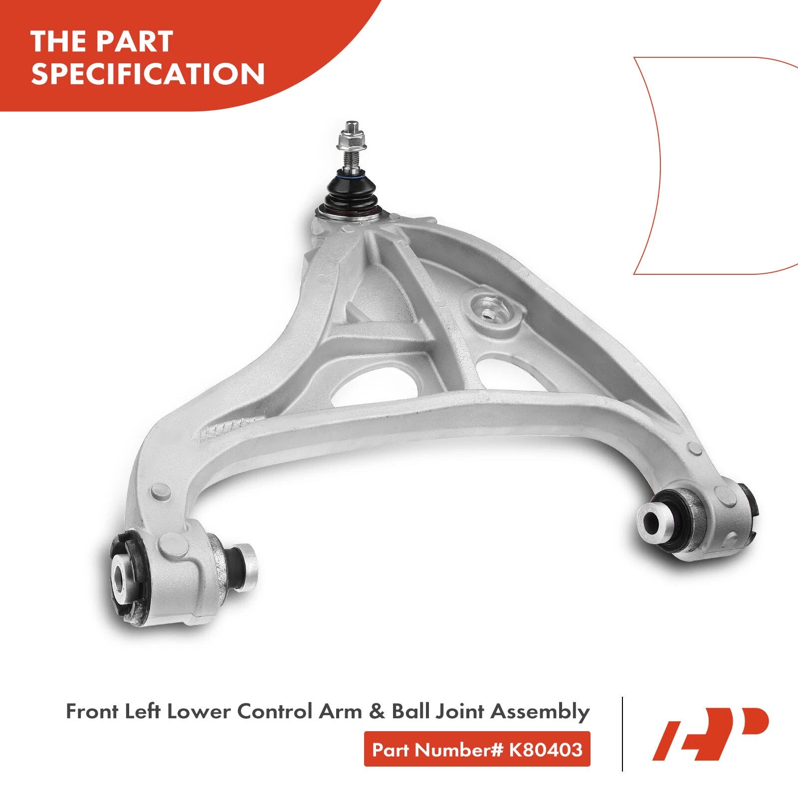 Set of 4 Front Control Arms with Ball Joints for Ford F-150 (2005–2008)