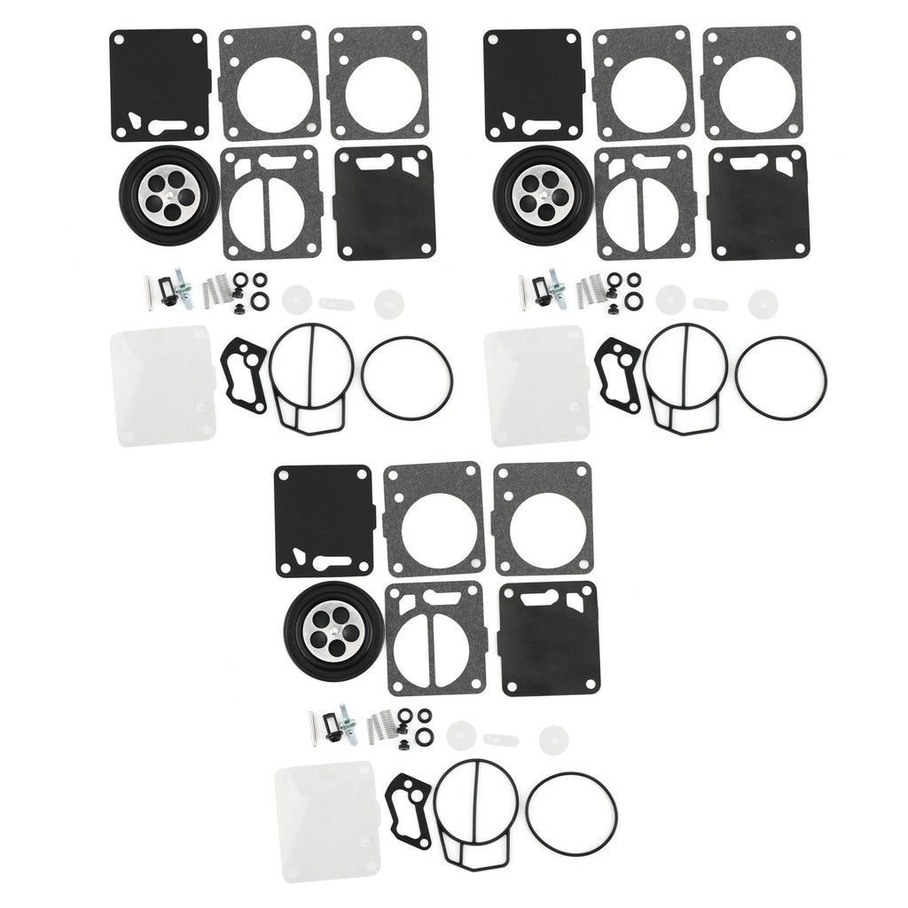 3PCS Carburetor Rebuild Kit for Sea-Doo SP SPI SPX HX GSI GSX (1990–2002)